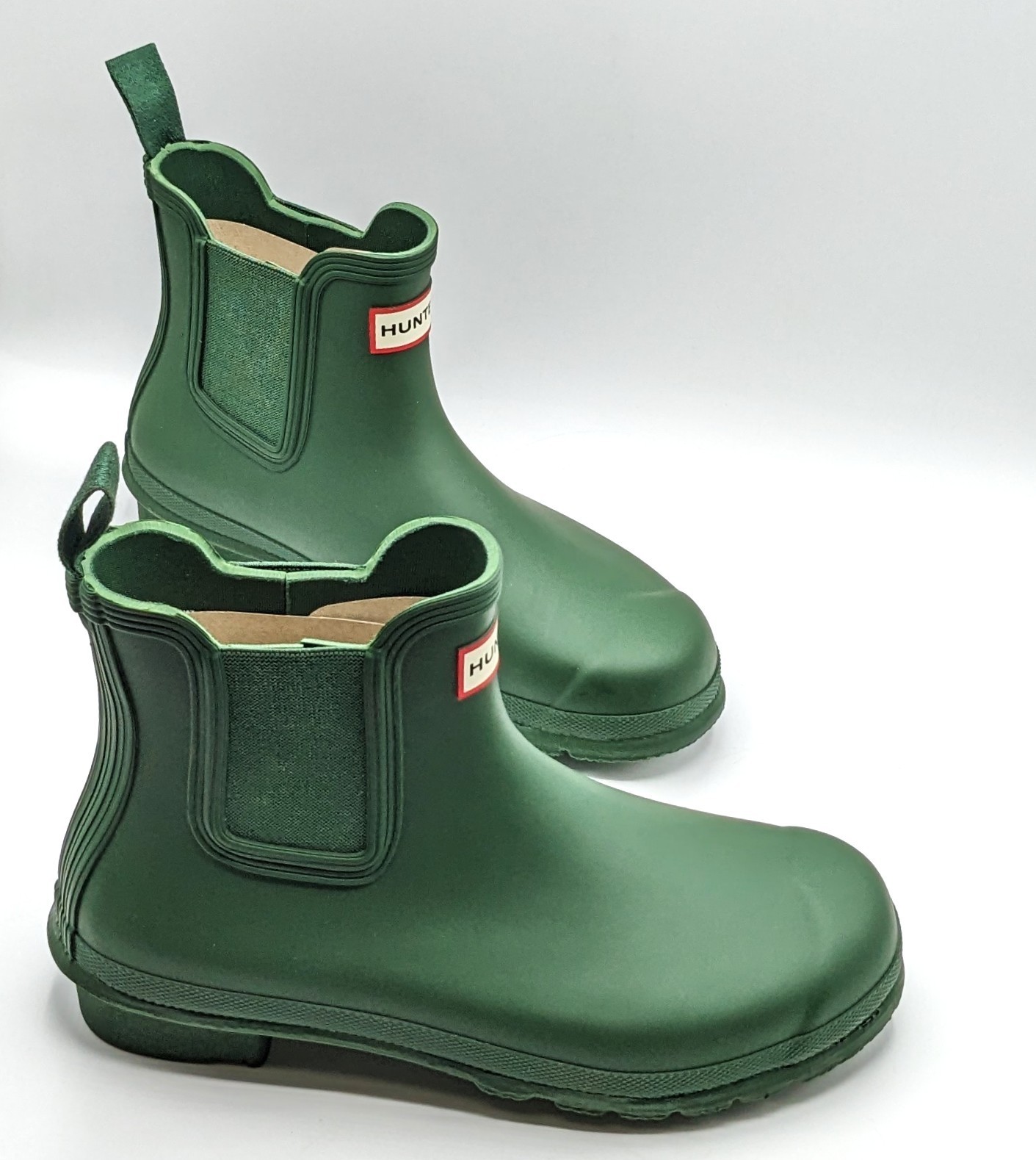 Hunter Original Chelsea Women's Waterproof Rain & Farm Boots (Hunter Green) NEW