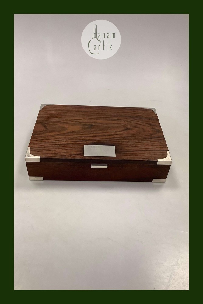 Hans Hansen Sterling Silver and Wood Box