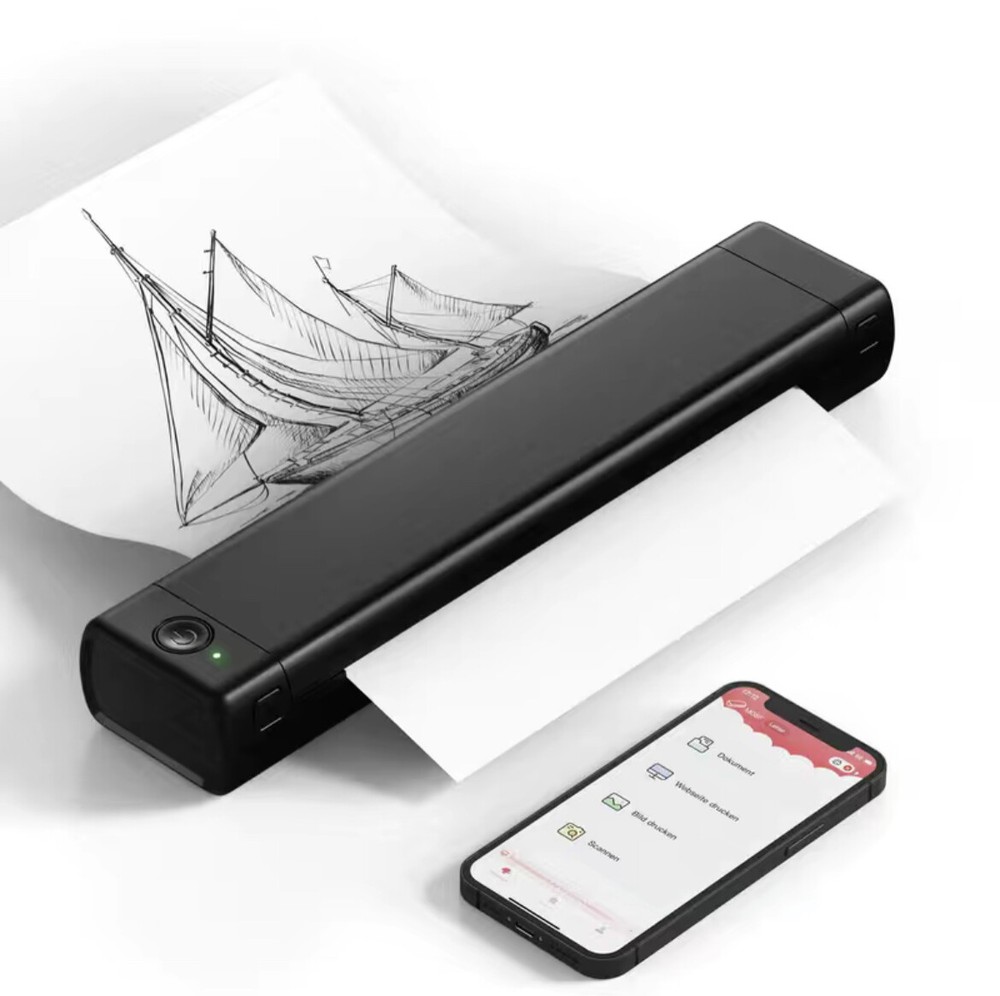 Phomemo M08F - A4 Thermal Printer - ink-less Printer for Home or Office