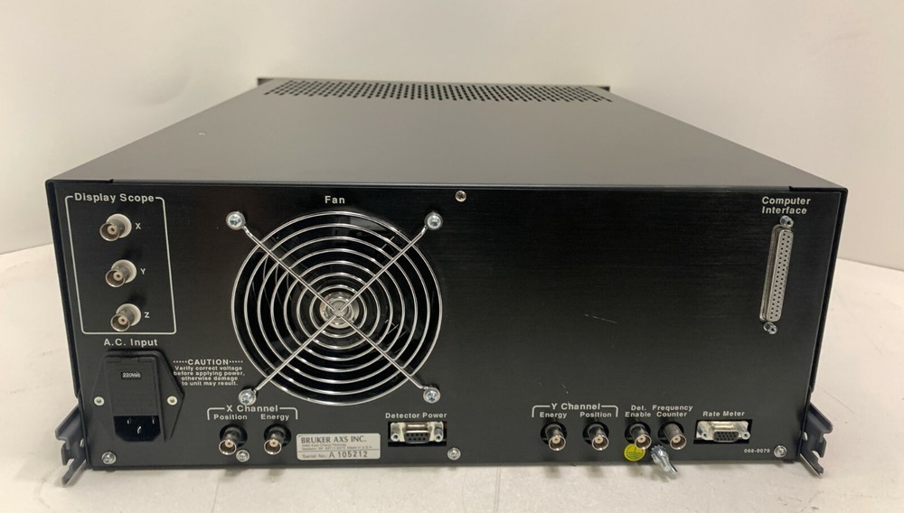 BRUKER AXS DETECTOR CONTROLLER X-RAY CONTROL UNIT A105212 068-0079