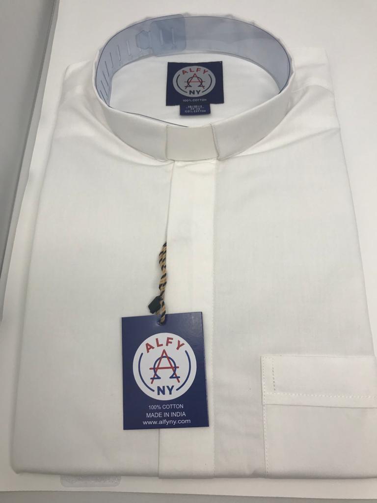Men's SHORT SLEEVE Premium CLERGY Shirts ,CATHOLIC, PRIEST shirts 100% COTTON