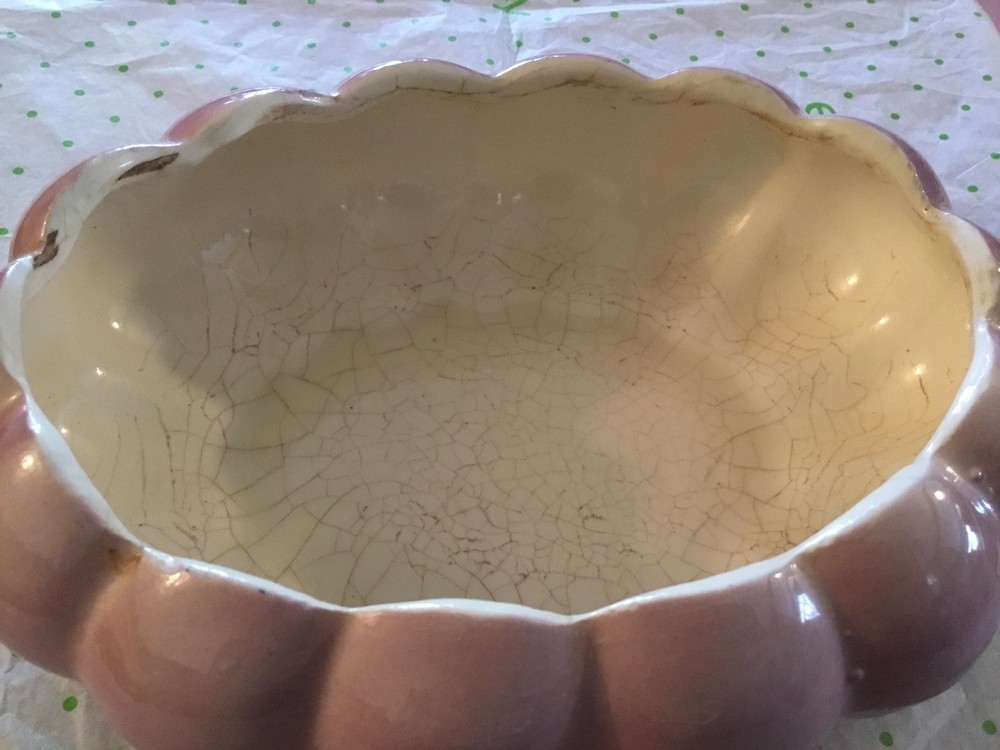 Old oval planter