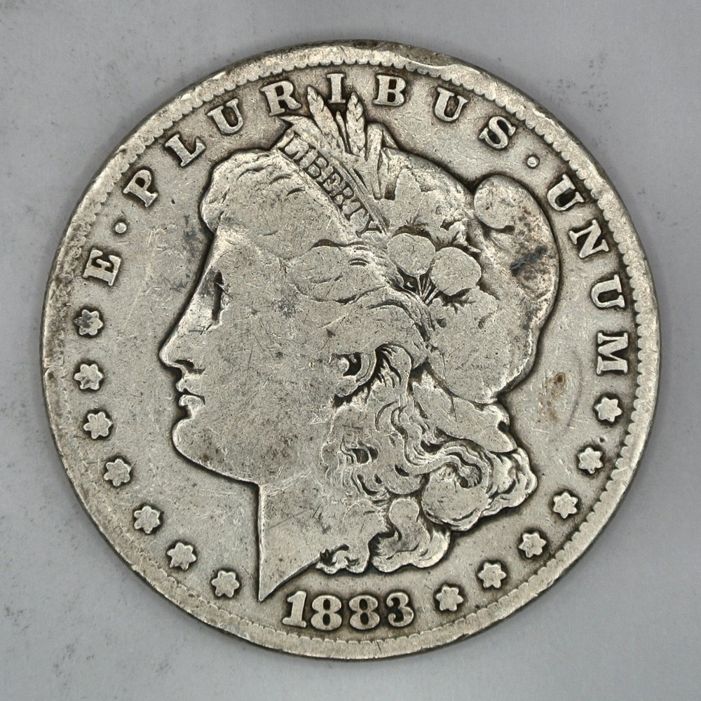1883-CC Morgan Silver Dollar