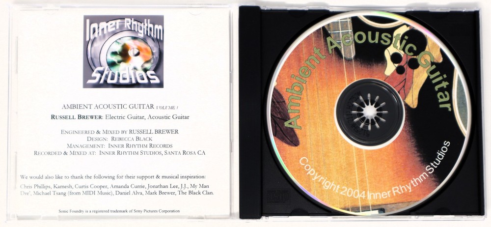Inner Rhythm Studios Ambient Acoustic Sample Library/Sound Library/Sampling CD