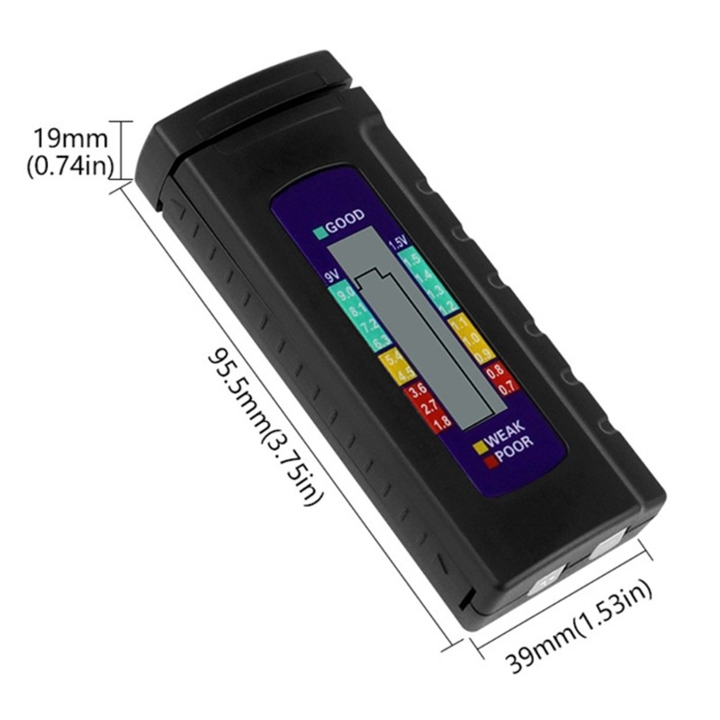 Digital Battery Analyzers for Remote Controls Toys Flashlights