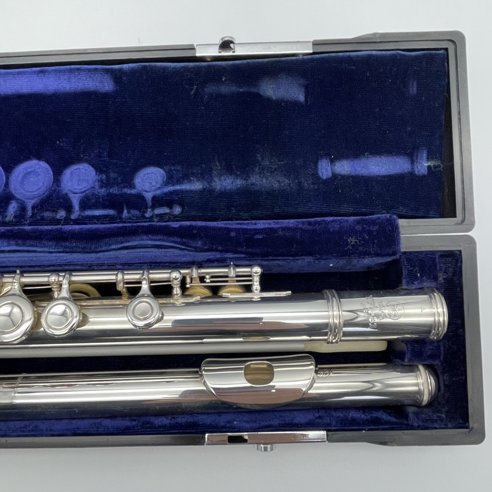 YAMAHA YFL-31 Sterling Silver Flute with Hard Case + Bag Head Tube Flute Japan