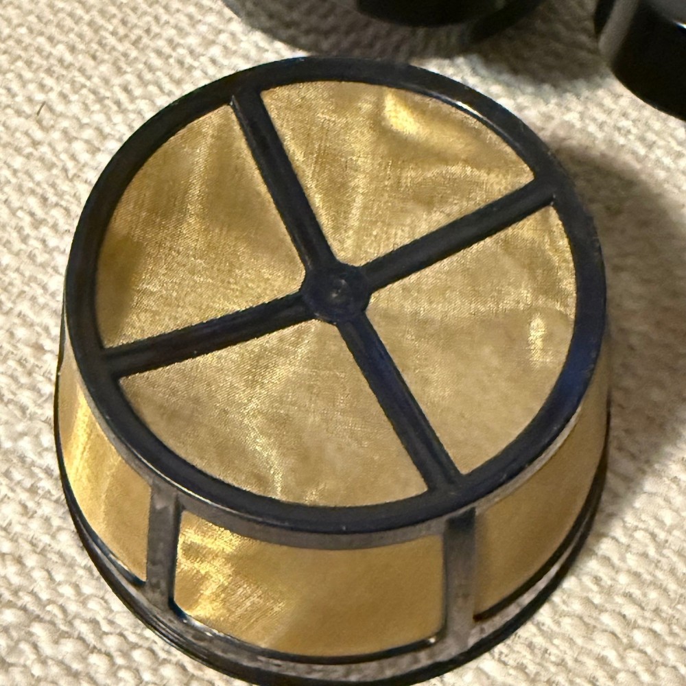Cuisinart Reusable Coffee Filter Basket Gold Mesh Cone for Drip Coffee Makers