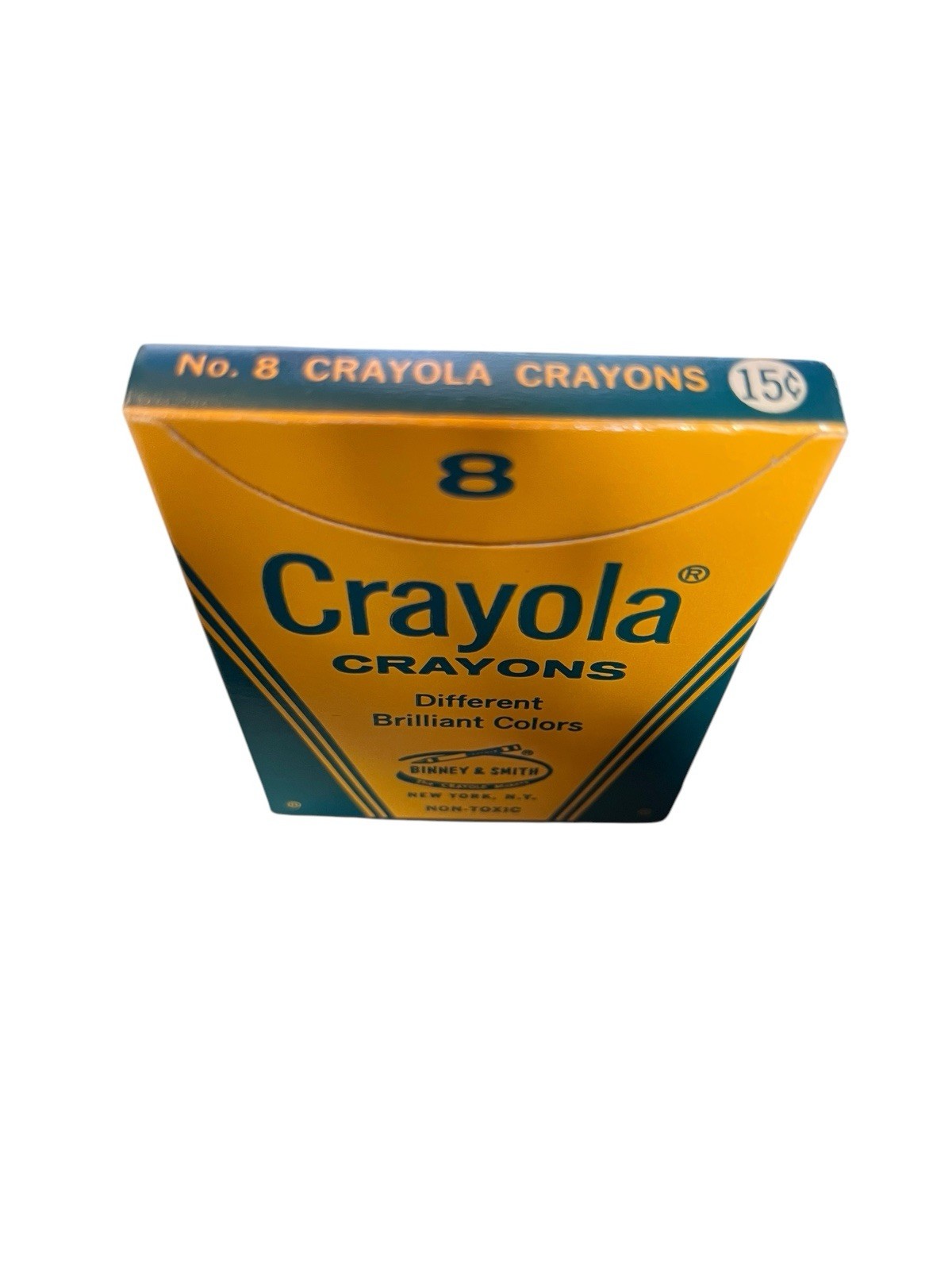 VTG NOS 1970's #8 Crayola Crayons Binney & Smith NY 15 cents NEW MINT school CP