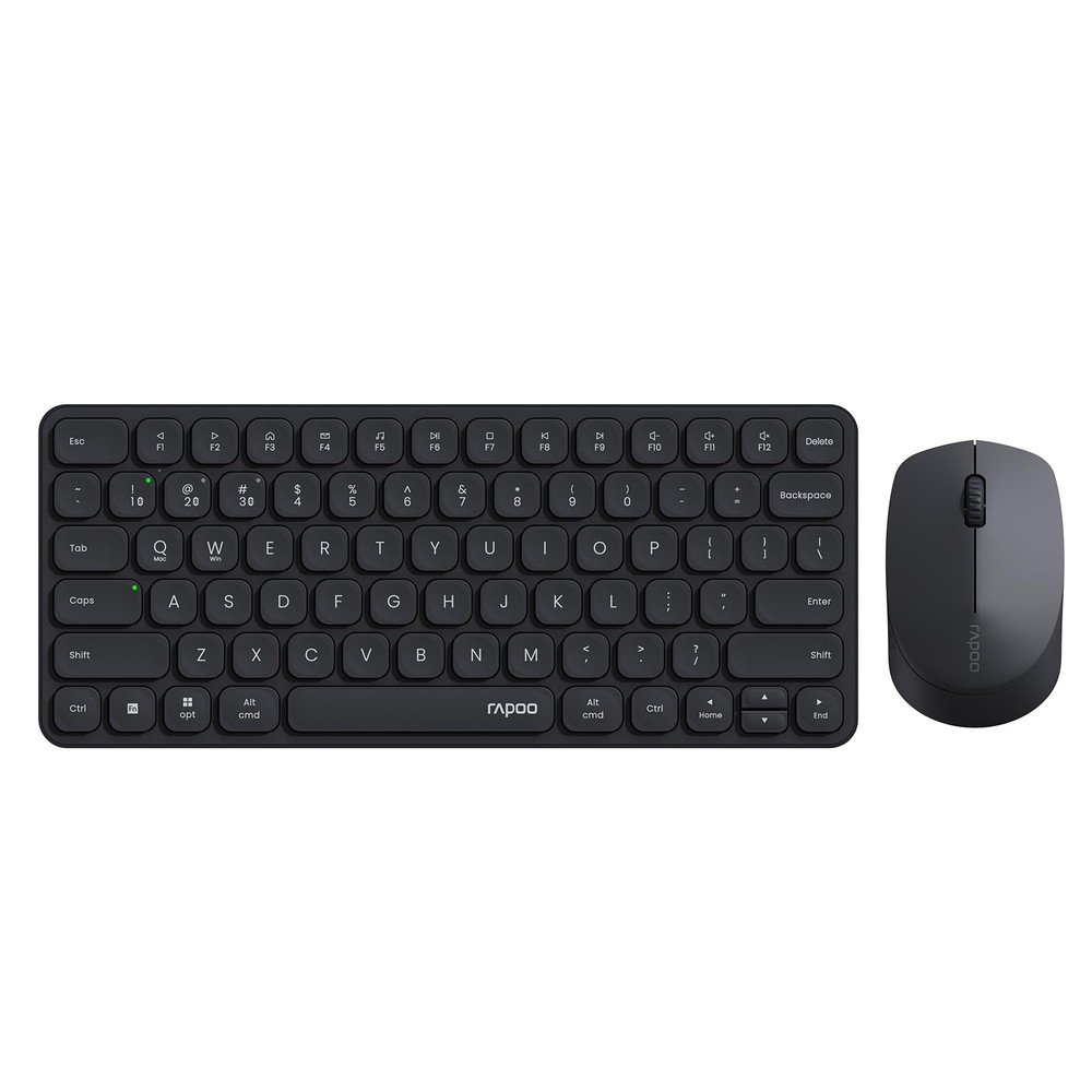 9010M Multi-Device Keyboard, Mouse Combo, 2.4GHz, Bluetooth, 4 Devices, Silent