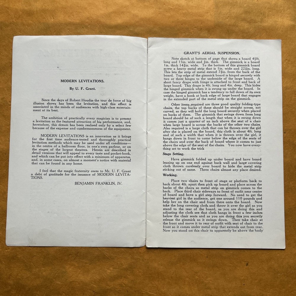 Modern Levitations, UF Grant, c1950