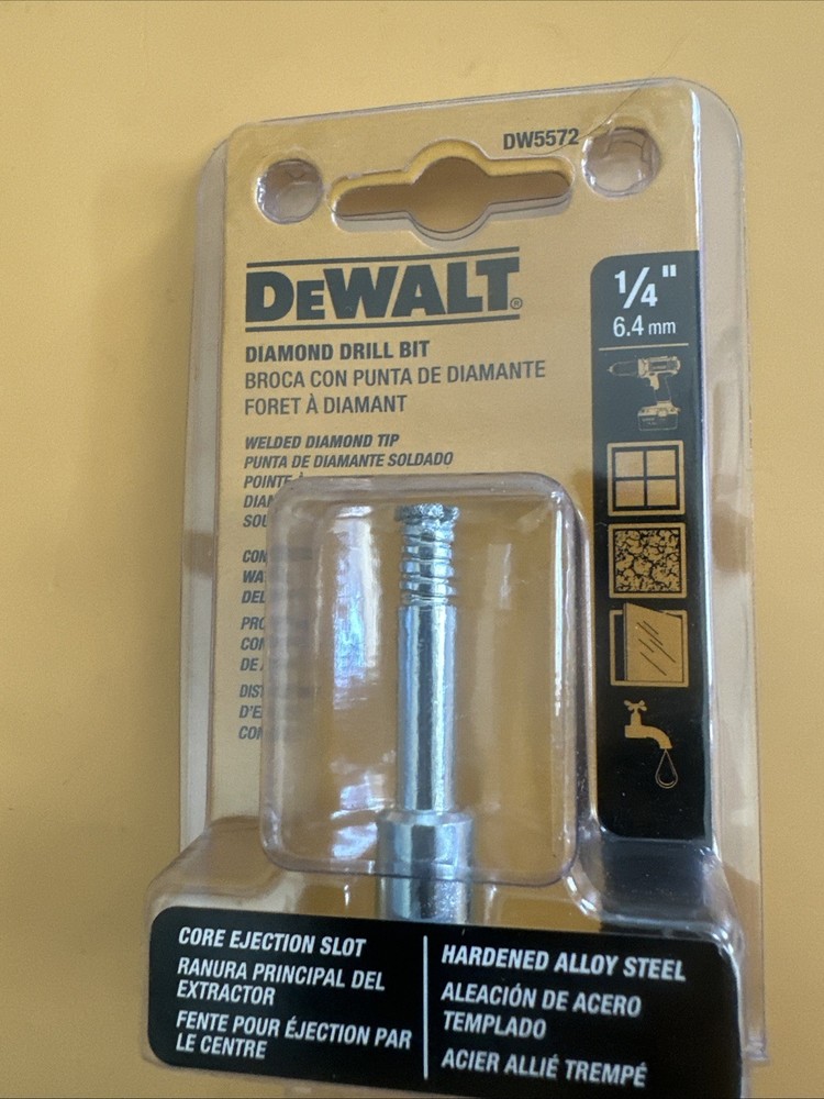 DEWALT 1/4” Diamond Drill Bit