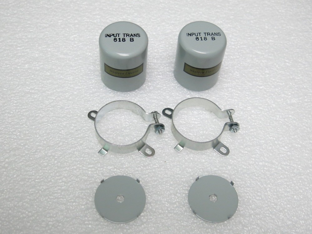 Two Western Electric 618B transformer case replica