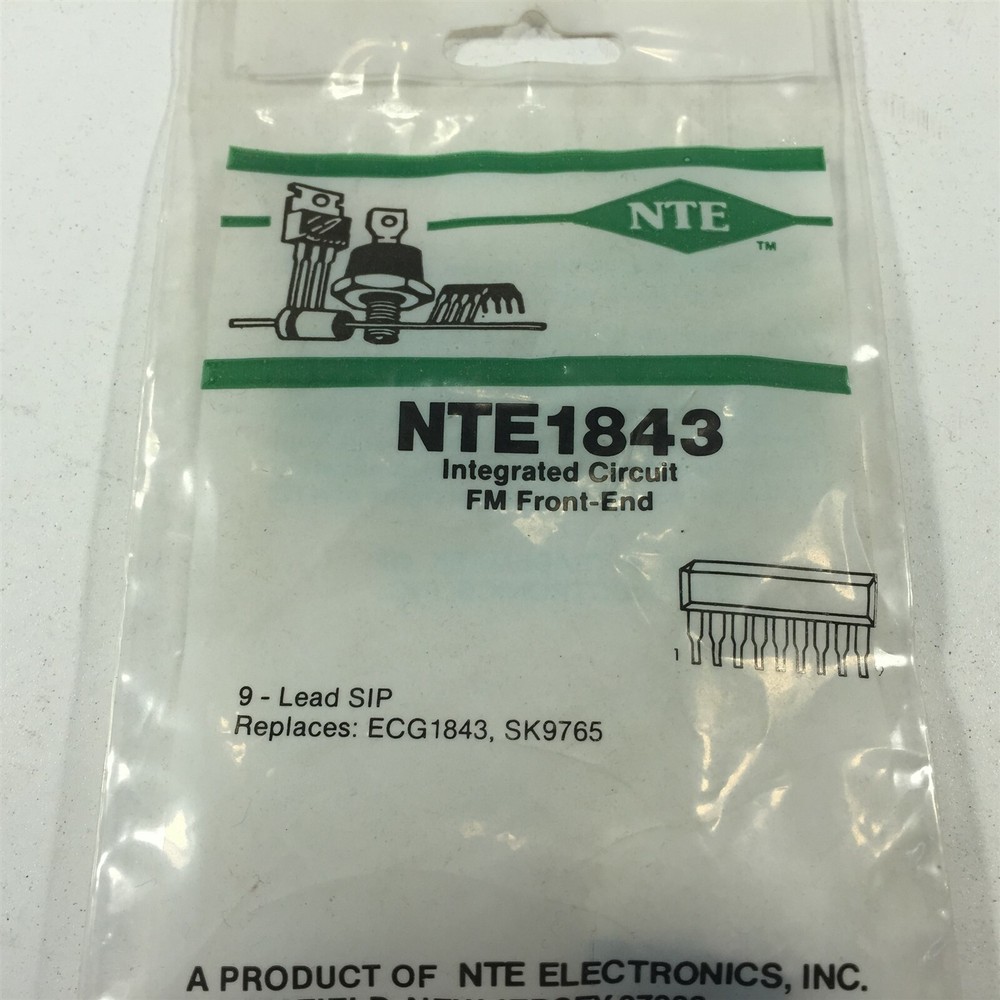 (1) NTE NTE1843 Integrated Circuit FM Front End