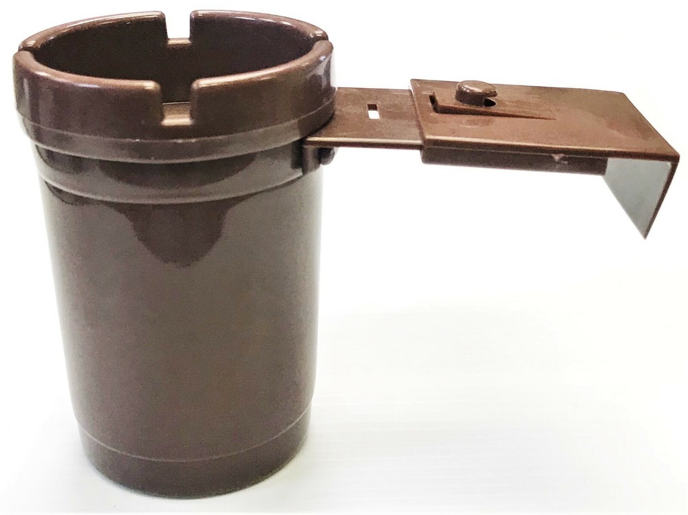 Eclipse Durable Cup Holder Ashtray w/ Removable Arm, Car Auto Home 2ct, Assorted