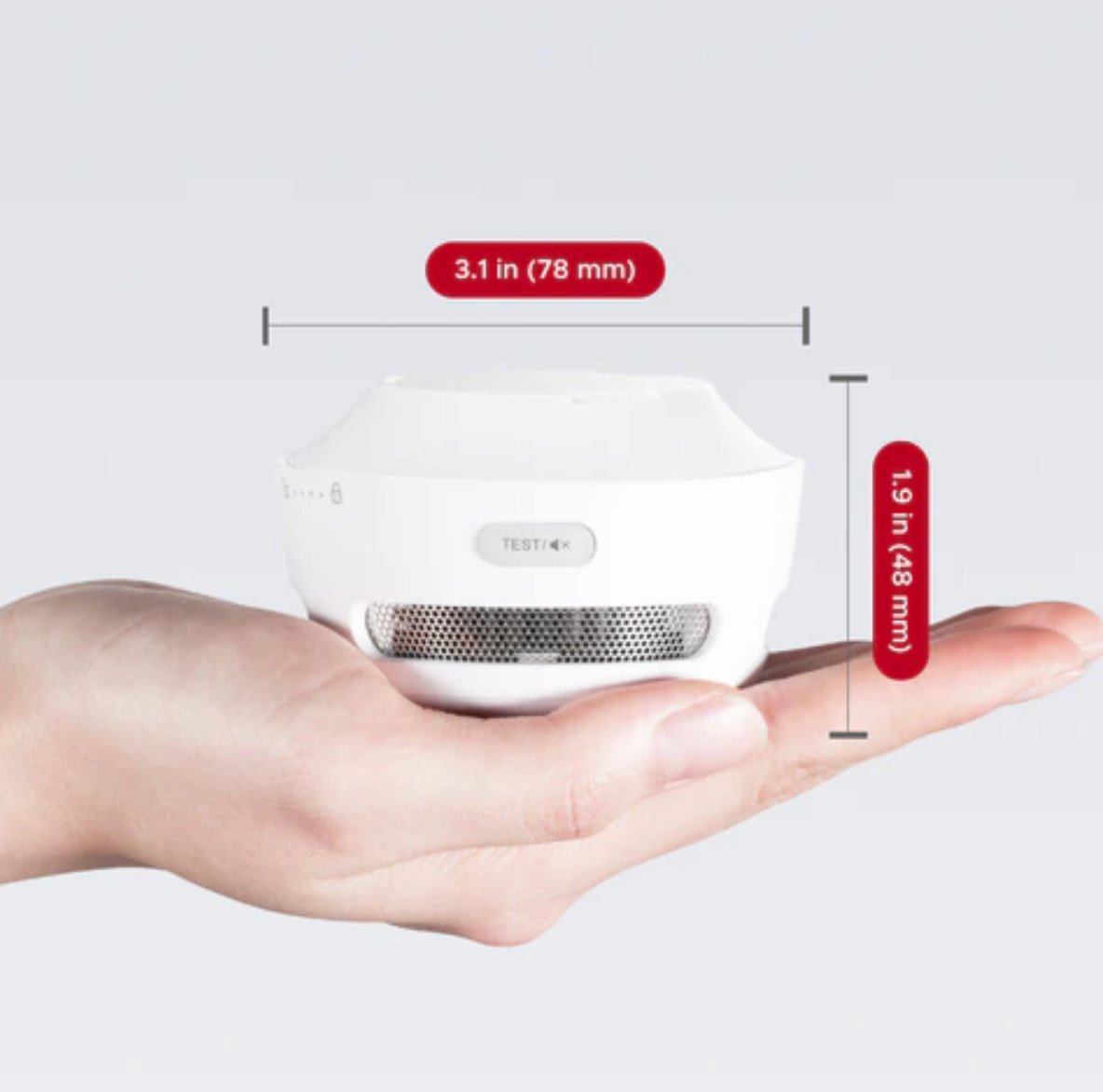 Xsense Wireless Interlinked 6 Pack Smoke Detectors/Fire Alarms XS01-WR