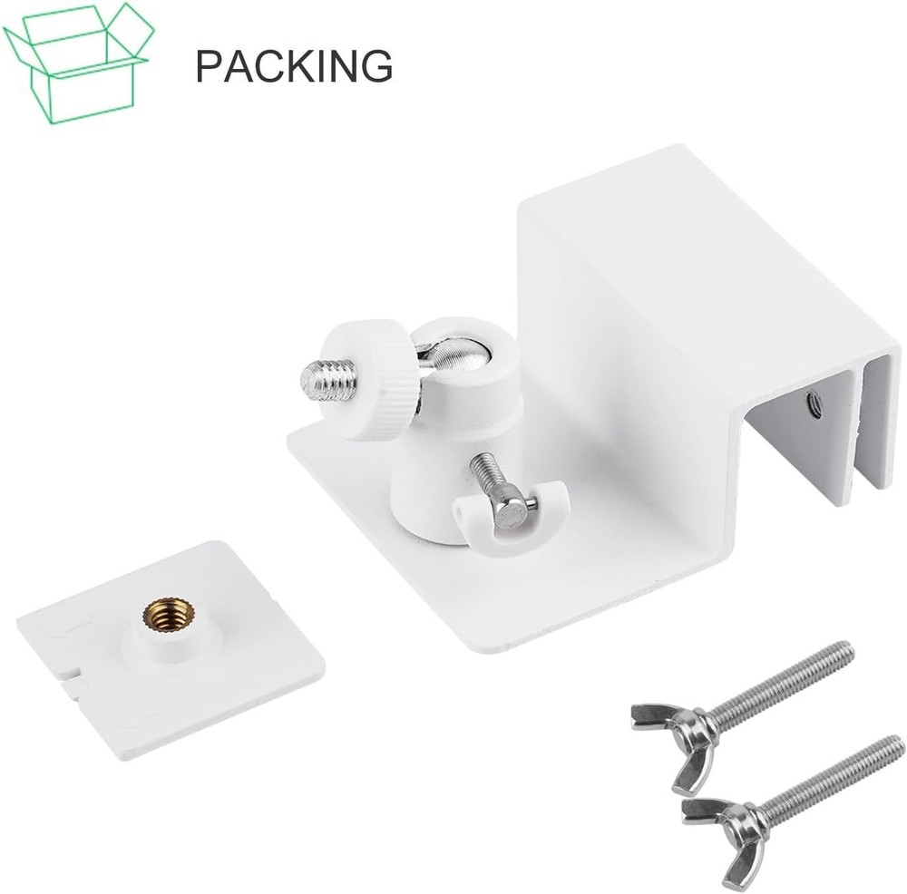 360-Degree Adjustable Mount Bracket for Ring Solar Panels - Weatherproof Design
