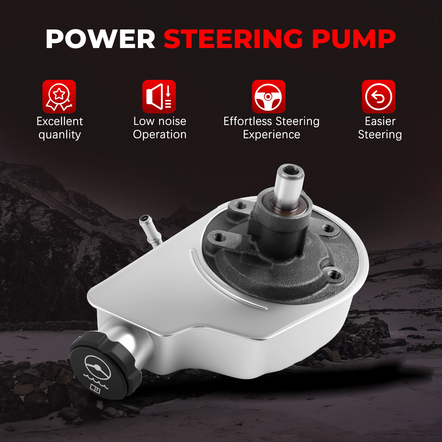 20-8740 Power Steering Pump For Chevrolet Silverado 1500 GMC Sierra 1500 1999-13