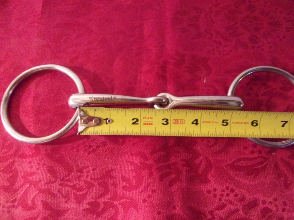 Korsteel Snaffle Horse Bit 5” Loose Ring
