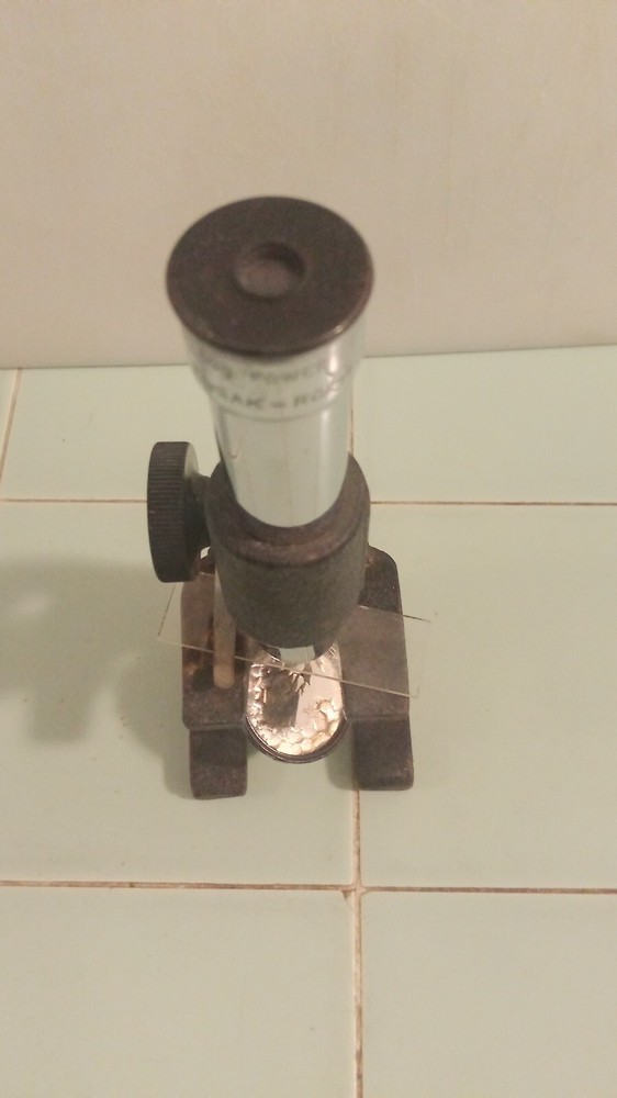 Wollensak Rochester 100 Power Microscope