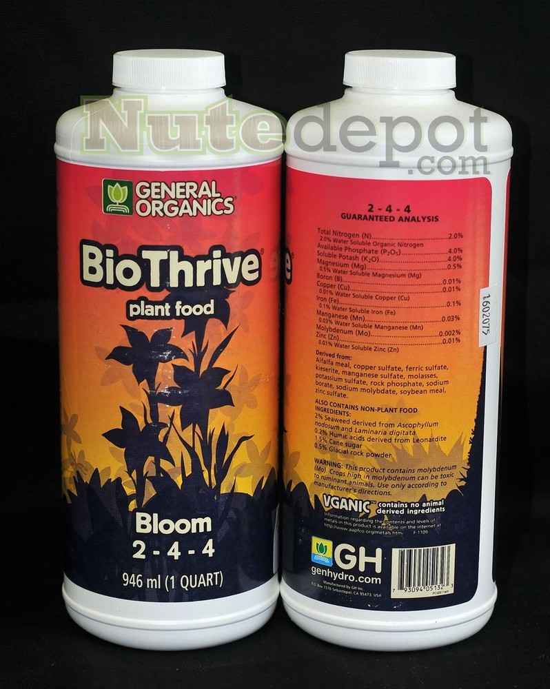 General Organics Bio Thrive Bloom