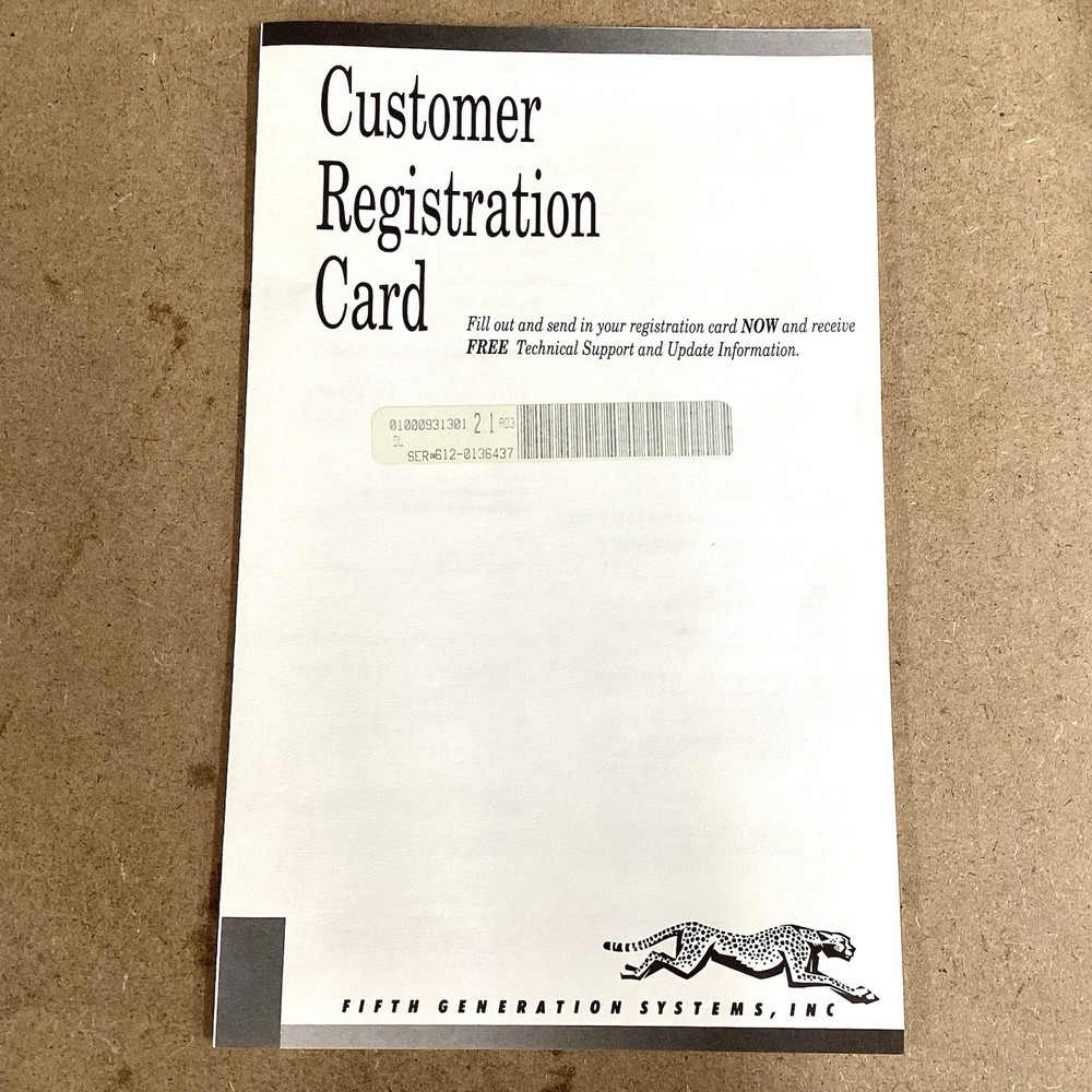 Fifth Generation Systems Security Software Program Disklock