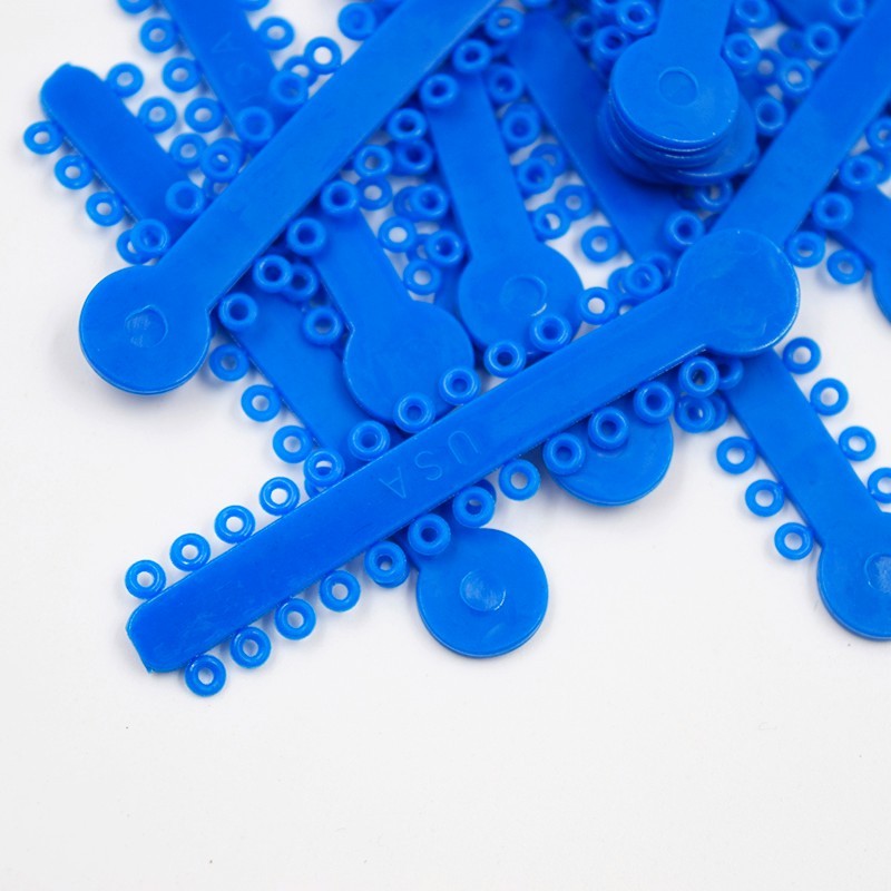 1040Pcs Dental Elastic Ligature Ties Rubber Power Bands for Orthodontic Braces