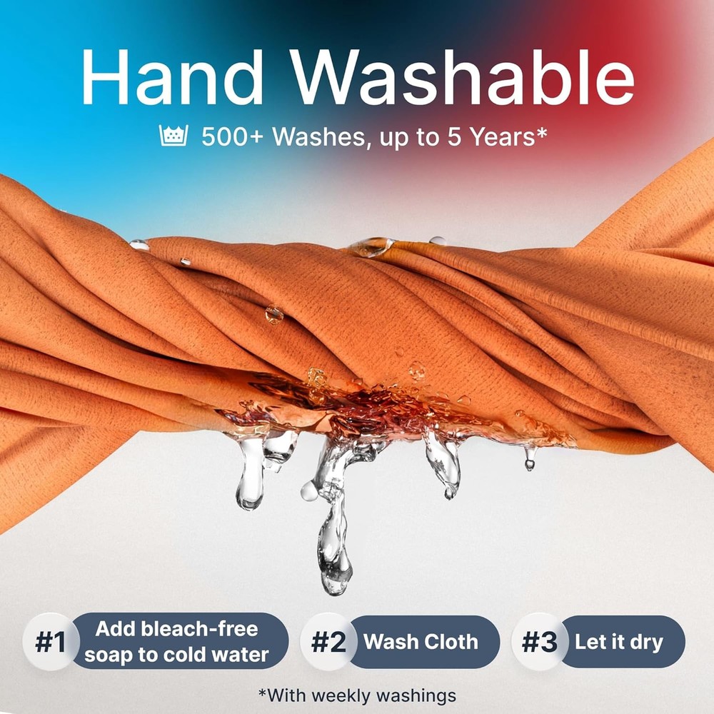 Koala Microfiber Lens Cleaning Cloth 3-Pack Pink & Orange