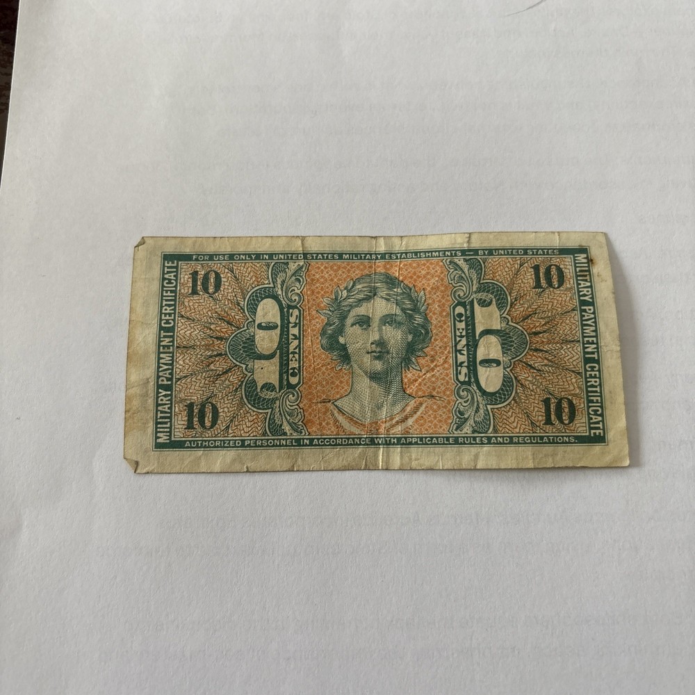 10 Cent Military Pay Certificate Series 541