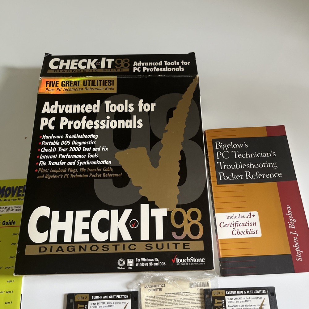 Check It 98 Professional PC Software for windows 95/98