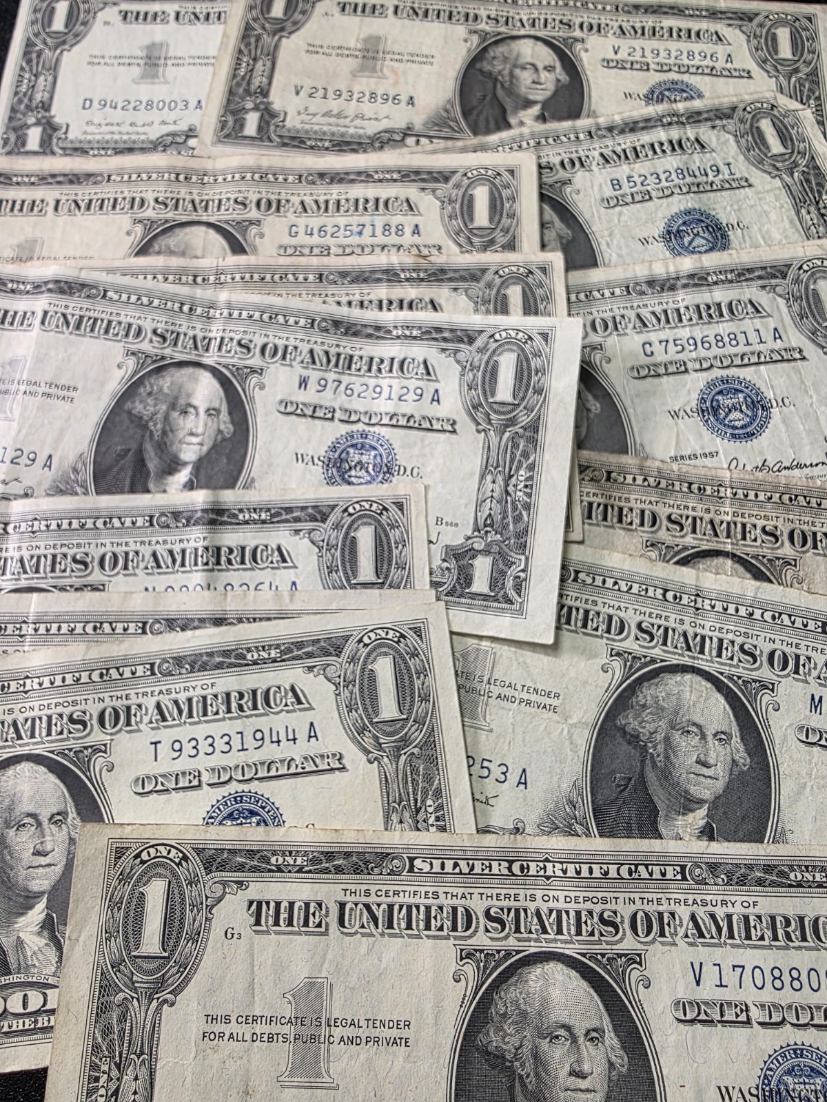 ☆1 Note from Lot☆ 1957 $1 Silver Certificate-Crisp XF/AU (Better Paper Quality)