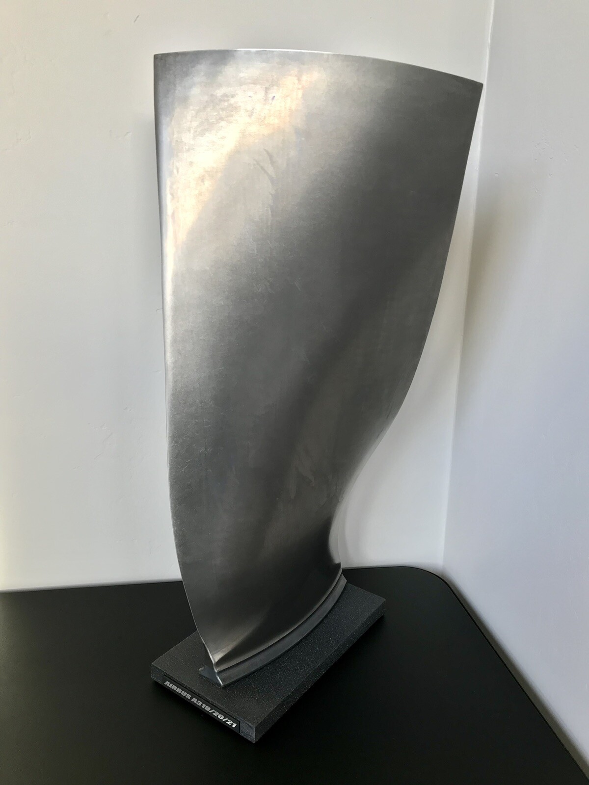 Airbus A320 Titanium Jet Engine Fan Blade. Rolls Royce disk airline Pilot Gift