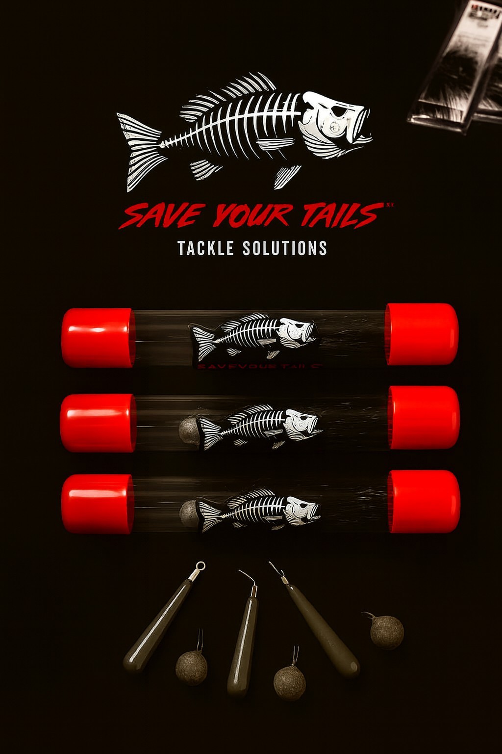 3/4" x 6" Finesse Series Tackle Tube™ 3-pack. Easy Terminal Tackle Storage