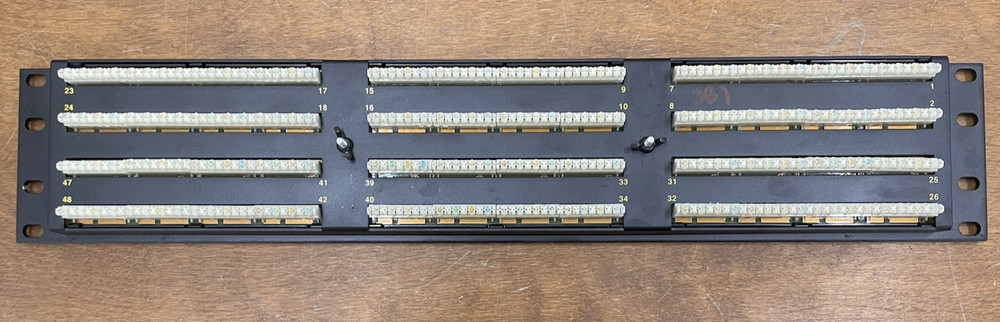 Ortronics OR-851044791 Category 5 48-Port Patch Panel Rack