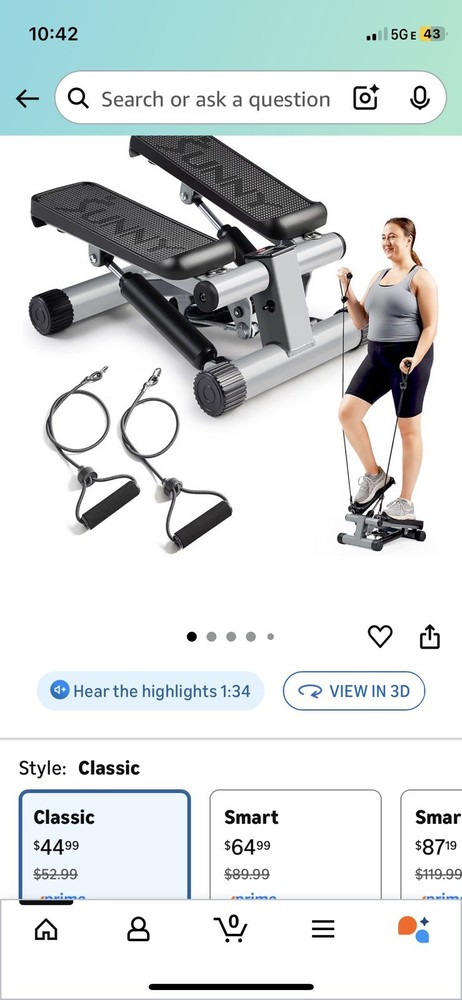 Sunny Mini Stepper For Home Or Work