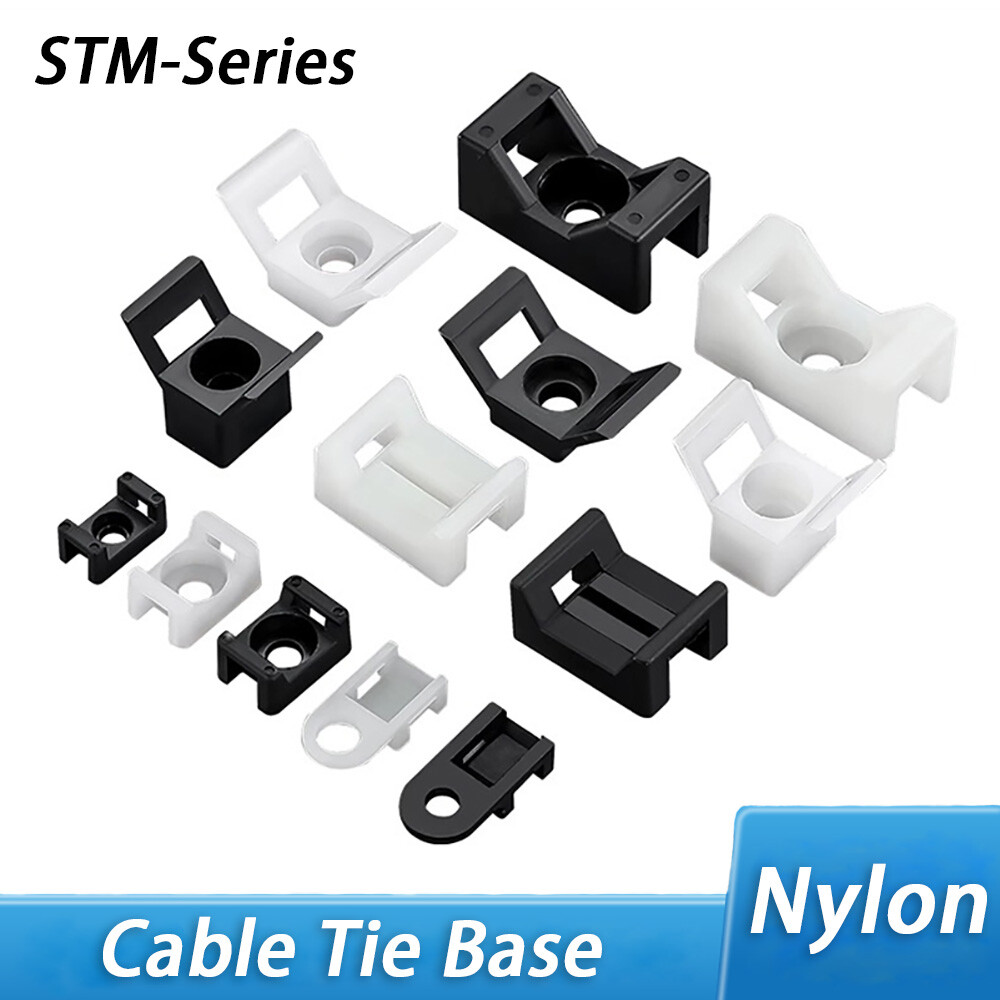 Cable Tie Base Wire Clips Nylon Mounts Saddle Cradle Bases Cable Ties Holder