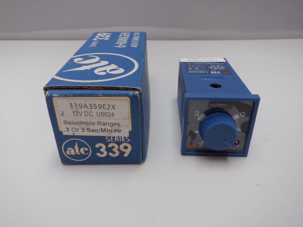 ATC 339A 359 E 2 X Time Delay Relay new