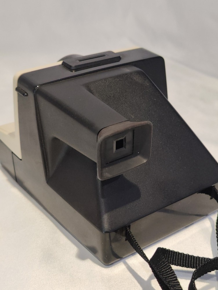 Polaroid One Step Land Camera W/Strap Untested Rainbow Stripe Vintage Retro
