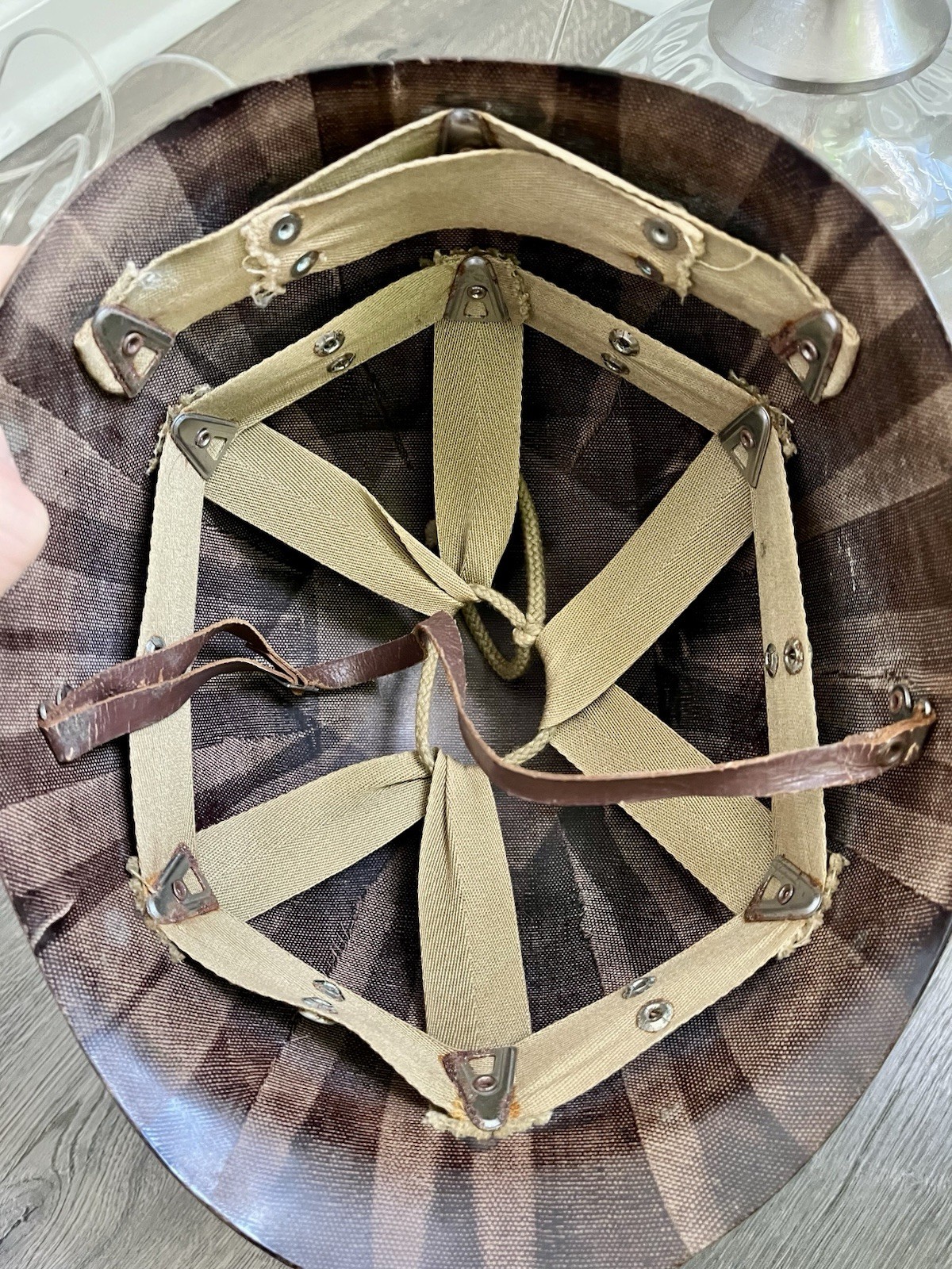 Vietnam Era ARVN Ranger M1 Helmet Complete WW2 w/Liner Dated 1968 Rare