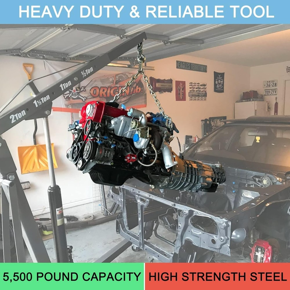 7100 Engine Lifting Bracket Set,5,500 lb Capacity Engine Lift Bracket Kit for...