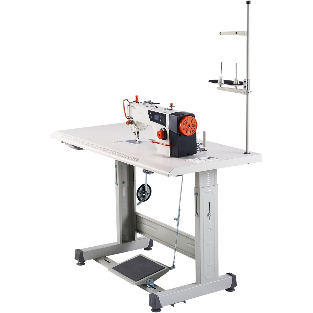 550W Servo Lockstitch Sewing Machine: 5000spm, 0.4" Thick Material