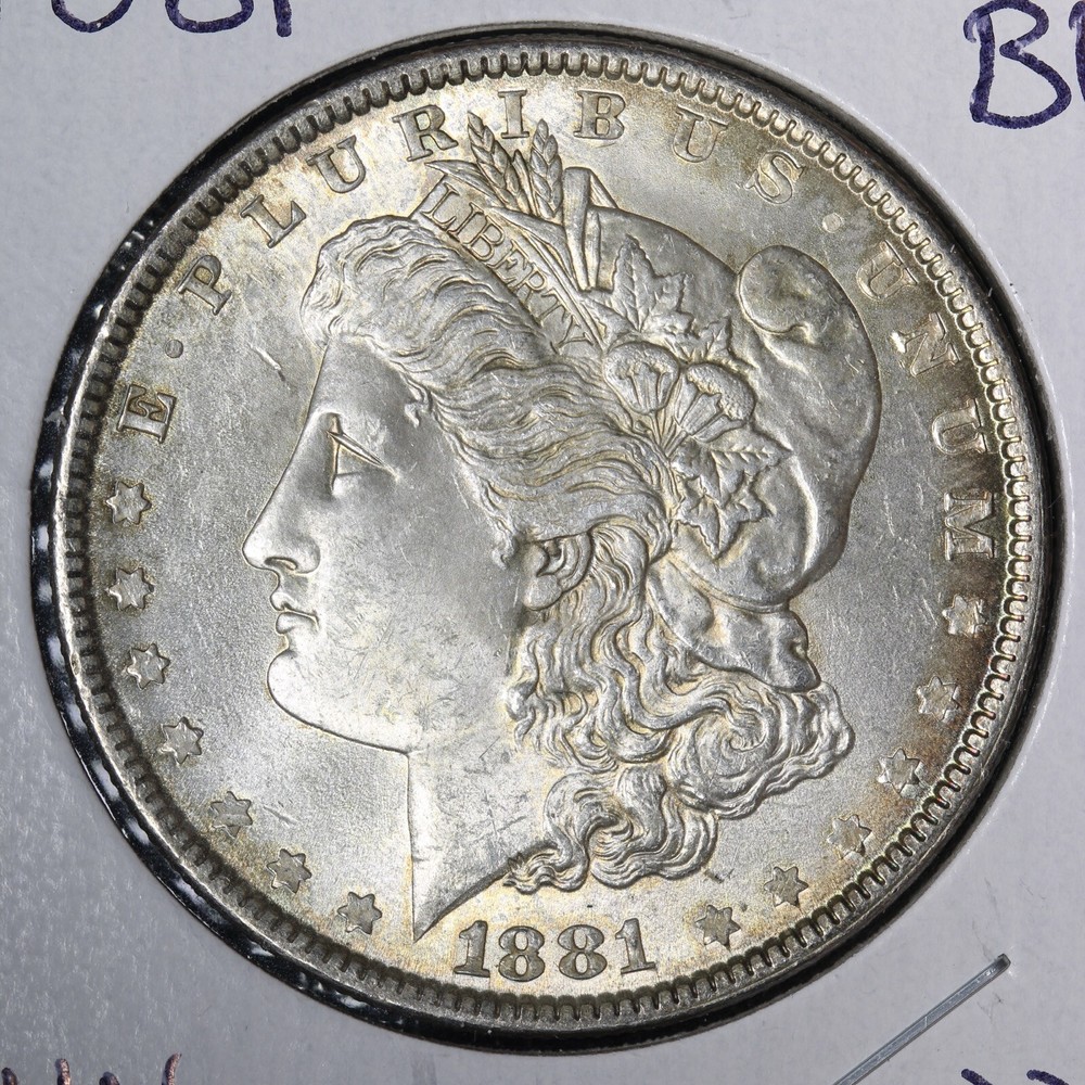 1881 Morgan Silver Dollar BU *UNCIRCULATED* MS E327 AHN