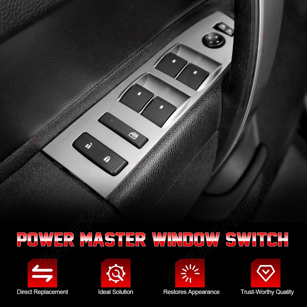Window Switch Bezel Cover Front Left Side Door Control Switch Panel Trim NEW