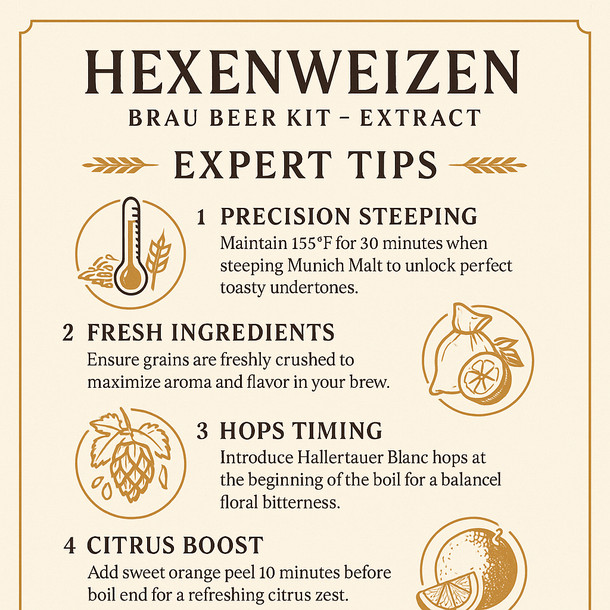 Label Peelers Hexenweizen Brau Beer Kit - Extract