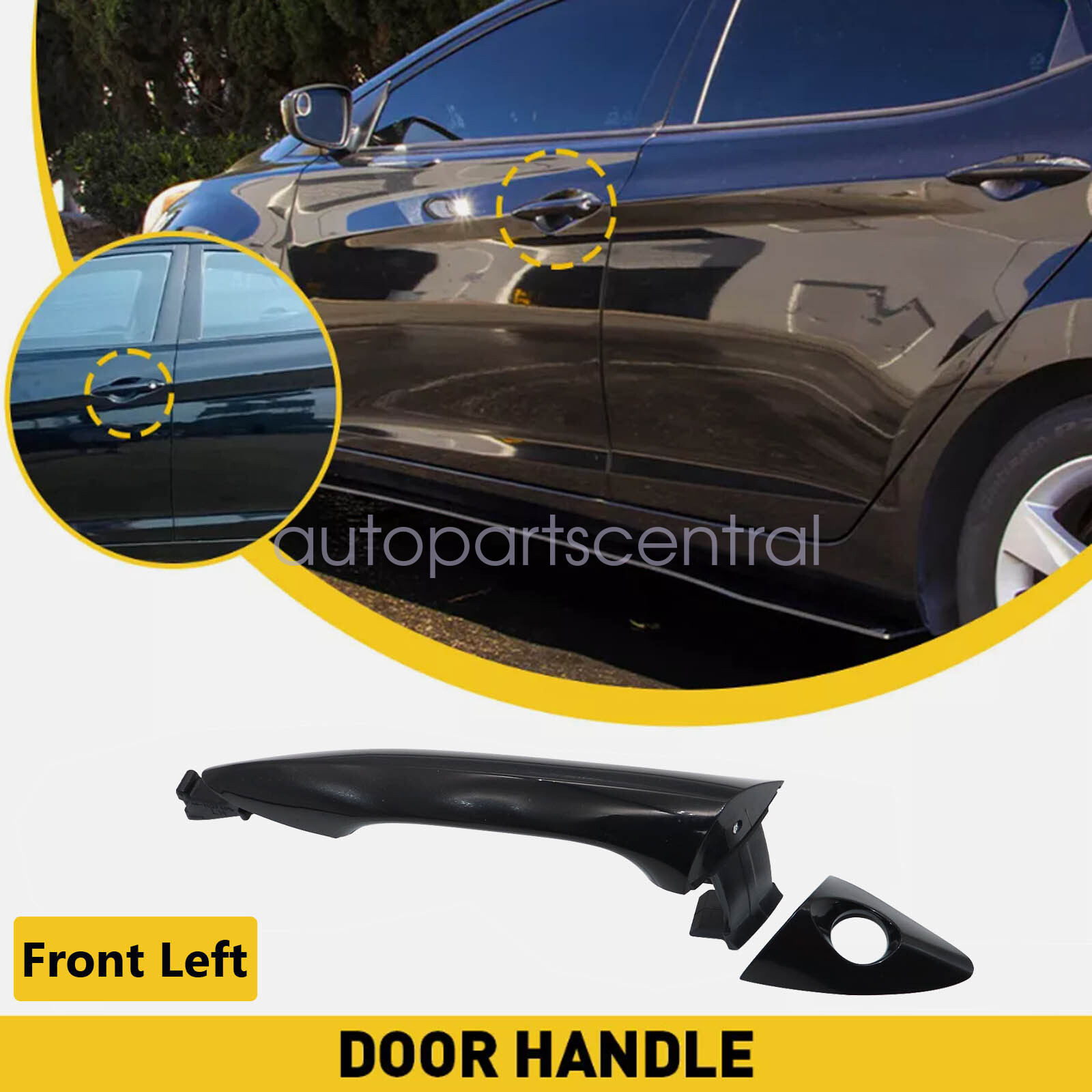 Left Front Outside Exterior Door Handle Driver Side Fit HYUNDAI Elantra 2011