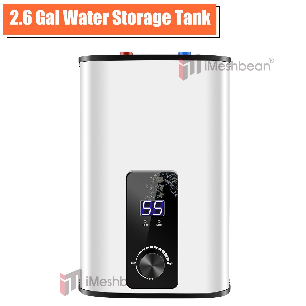 Instant Electric Hot Water Heater Shower Compact Mini-Tank Storage RV 10L 110V