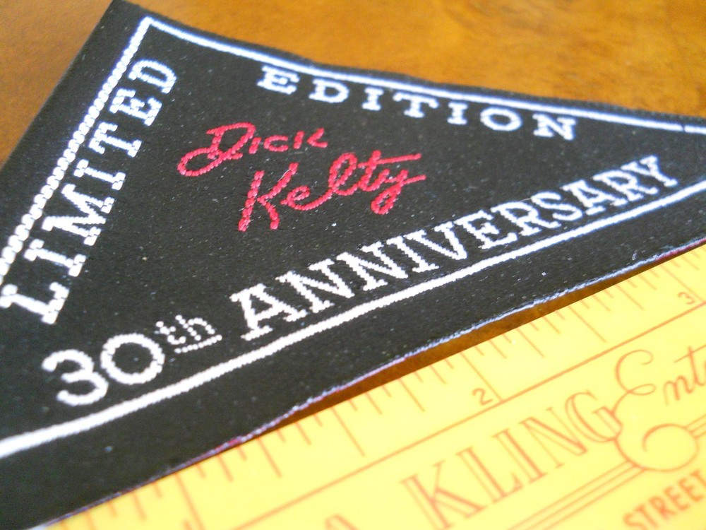 KELTY 30TH ANNIVERSARY "DICK KELTY" TRIANGLE PATCH (NEW WITHOUT TAGS)