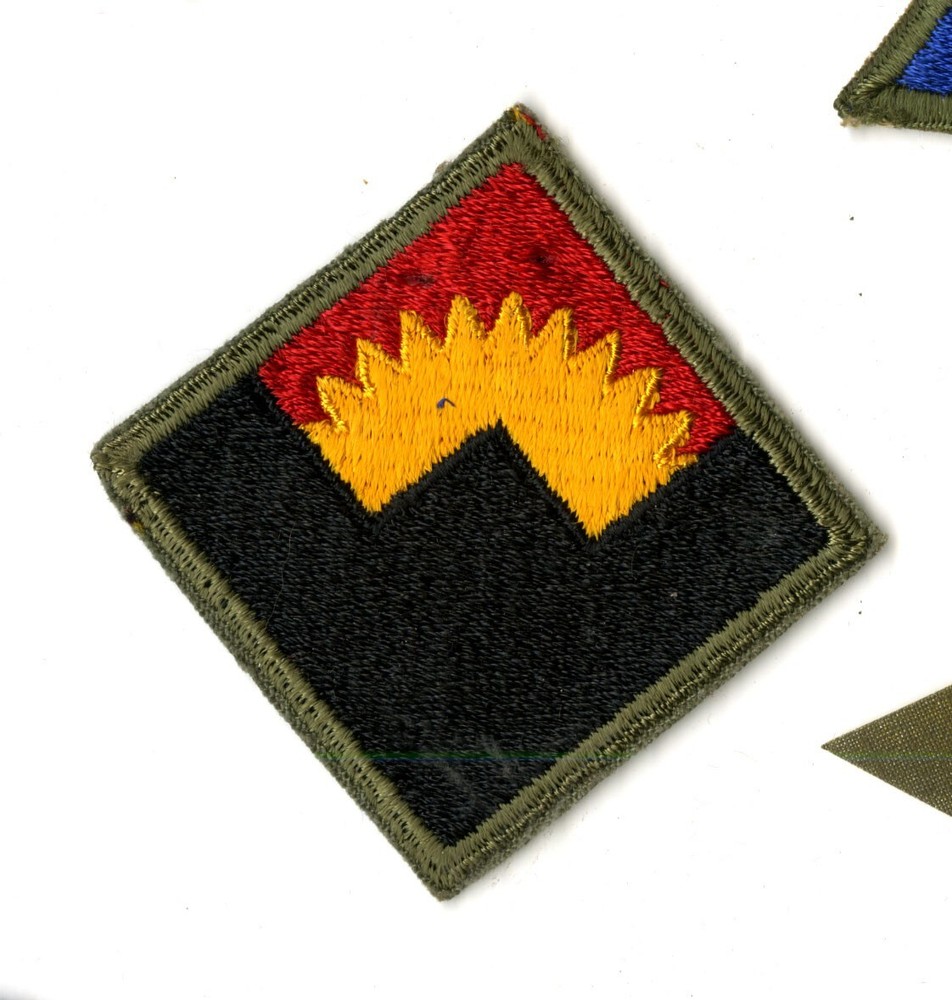 Western Defense Command White Back Patch WWII Original Pacific