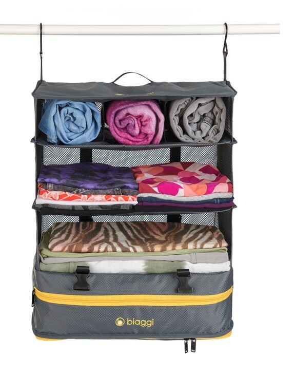 Biaggi Hangmates Hanging Zipcube Large Closet Storage Compression