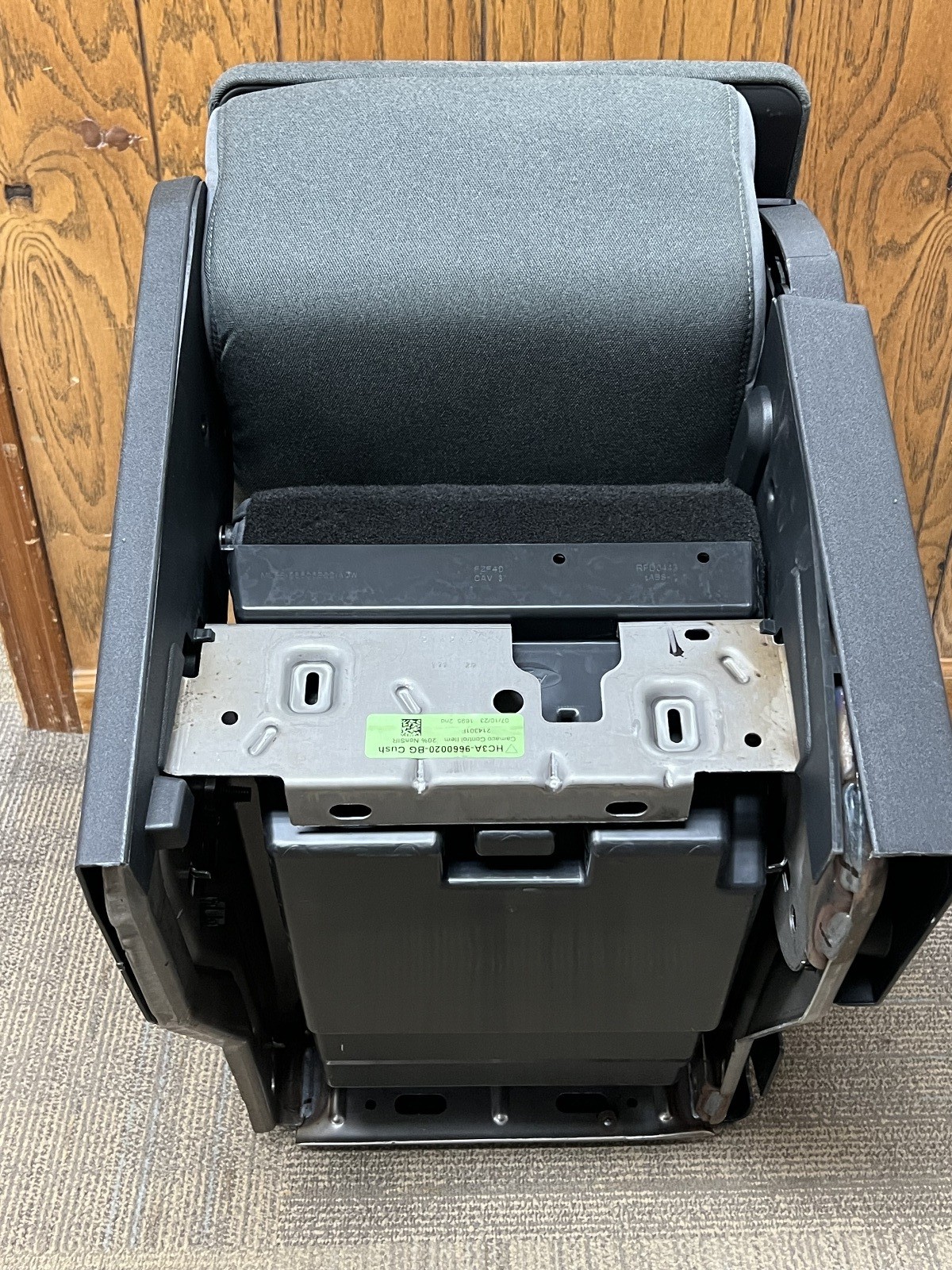 2023-24-25 Ford F-250 F-350 Superduty Center Console Medium slate Cloth Jumpseat