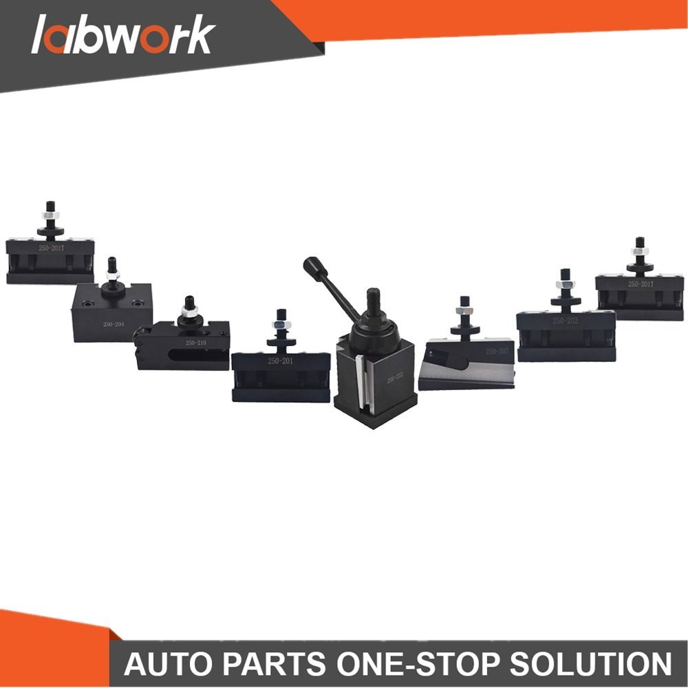 Labwork 7 Pack BXA 250-222 Wedge Type Tool Post For Lathe 10 - 15" Tool Holders